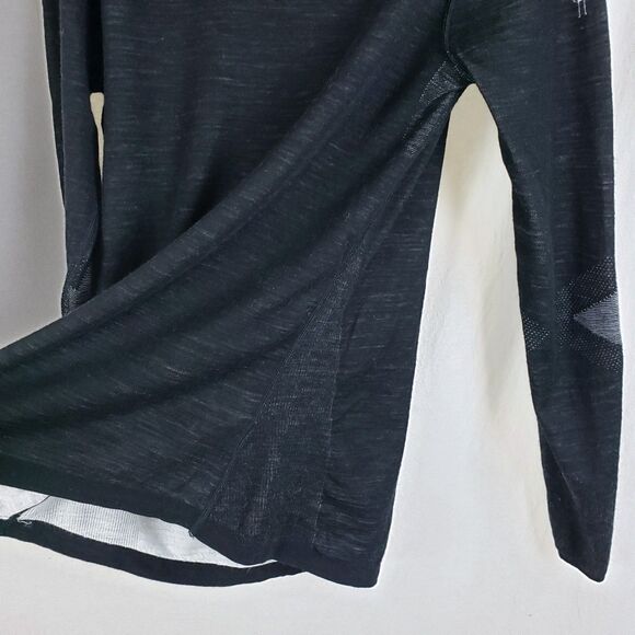 Smartwool Sweater Mens XL Intraknit Thermal Merino Crew Base Layer Gray Winter - Picture 6 of 12